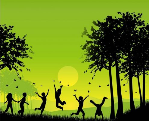 Kids Playing Outside | Happy Kids